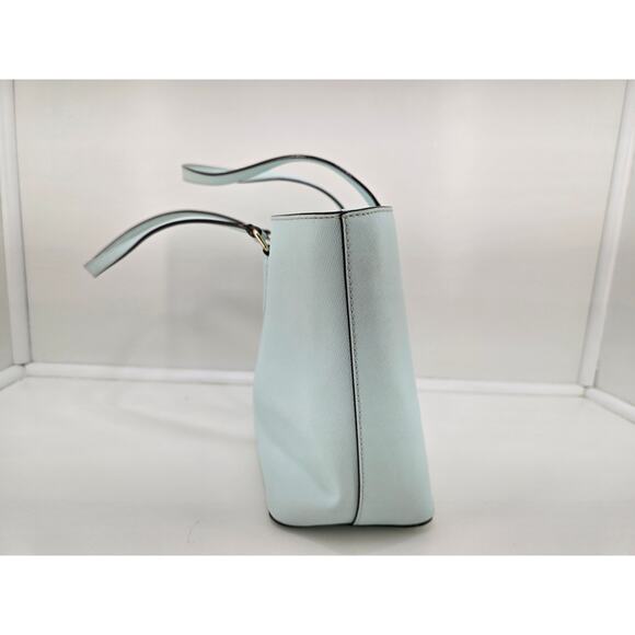 Kate Spade New York Light Blue Leather Tote Shoulder Bag - Picture 3 of 8